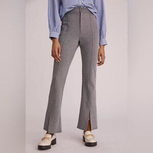 Maeve Gray Seamed Flare Pants